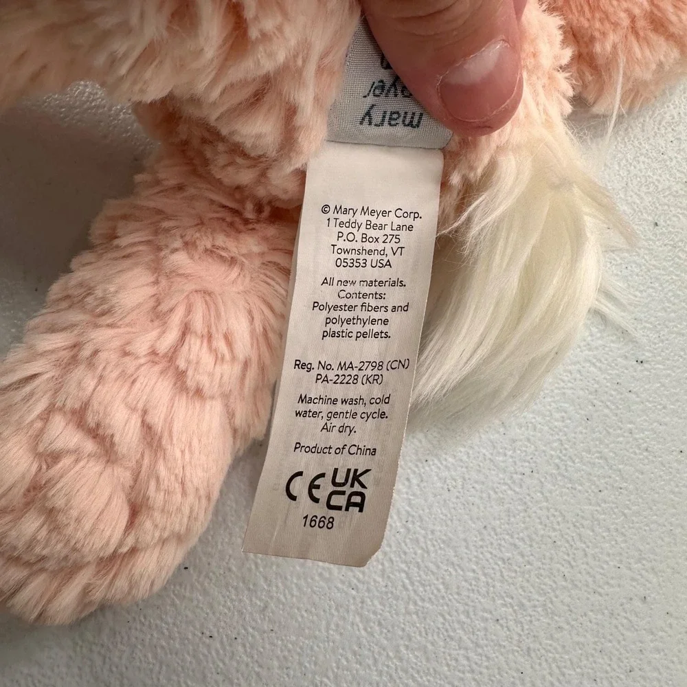 Mary Meyer Unicorn Plush Set -‎ White & Pink Soft Toy Bundle Girls Room Decor
